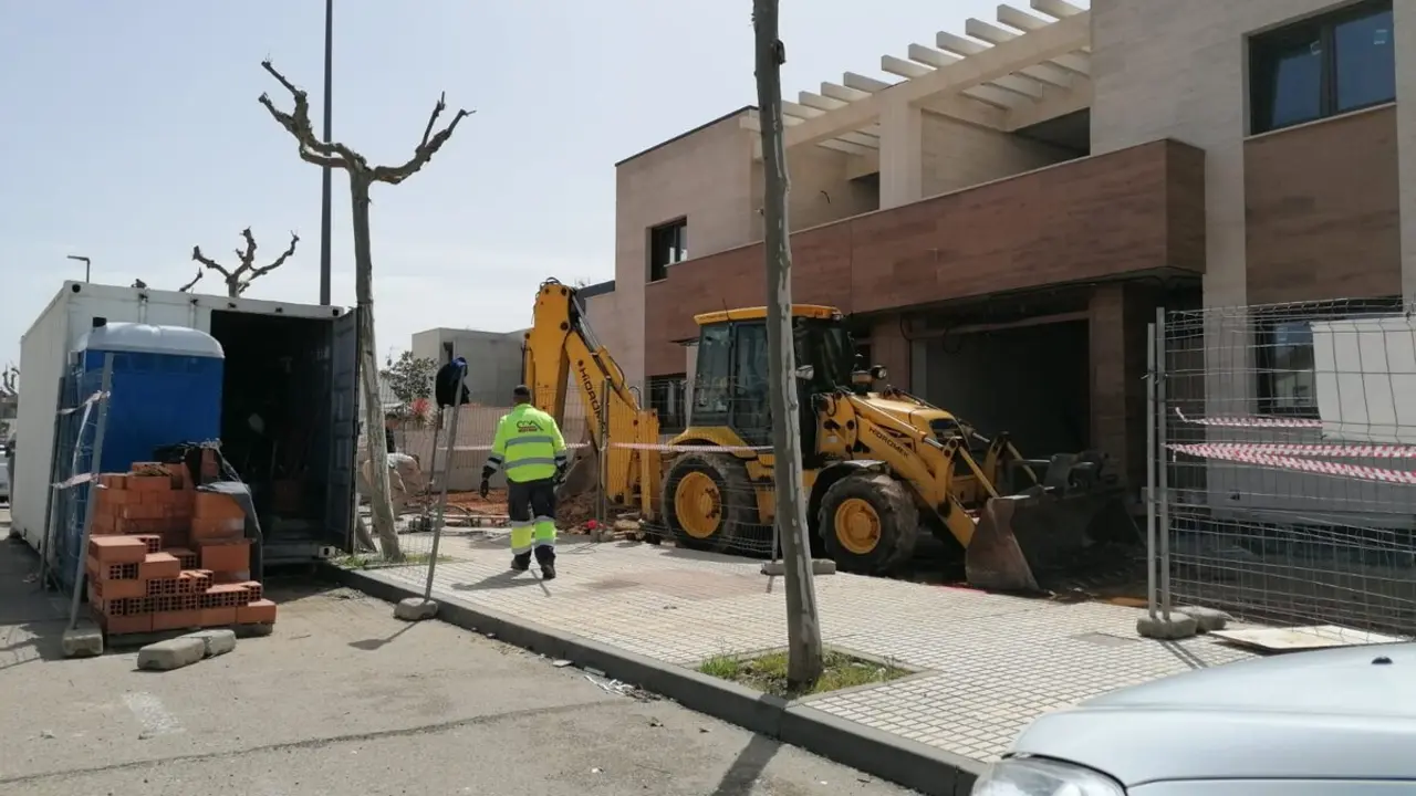 Lugar de la incidencia en la calle B&eacute;jar