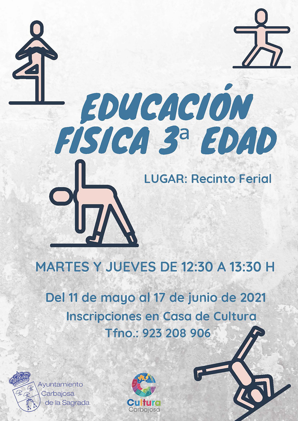 Cartel Educación Física 3ª edad II