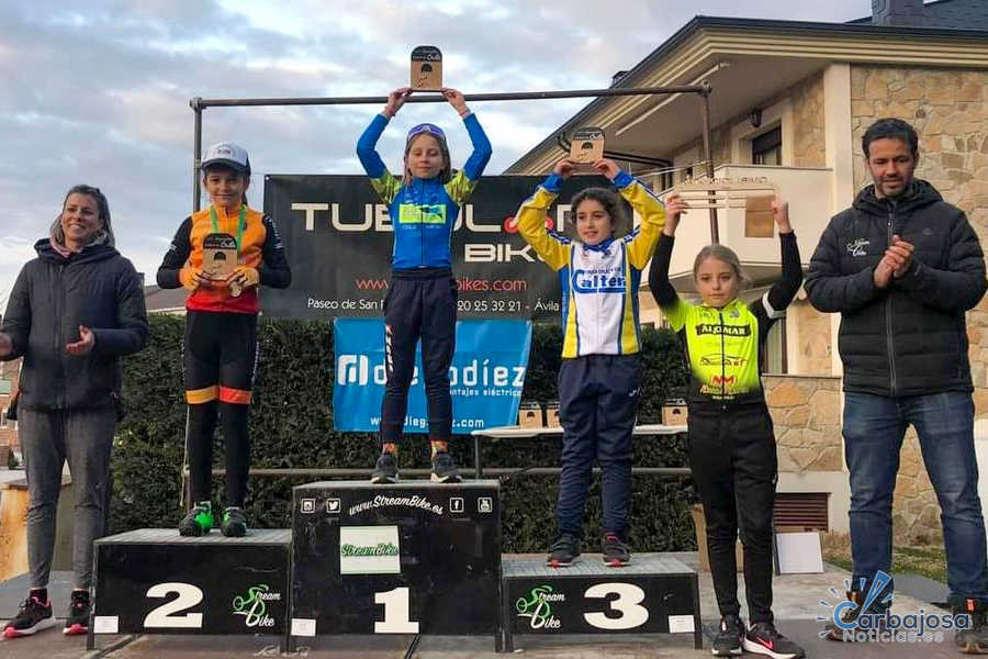Imagen ECS en Ávila 2023   podio Martina Santos