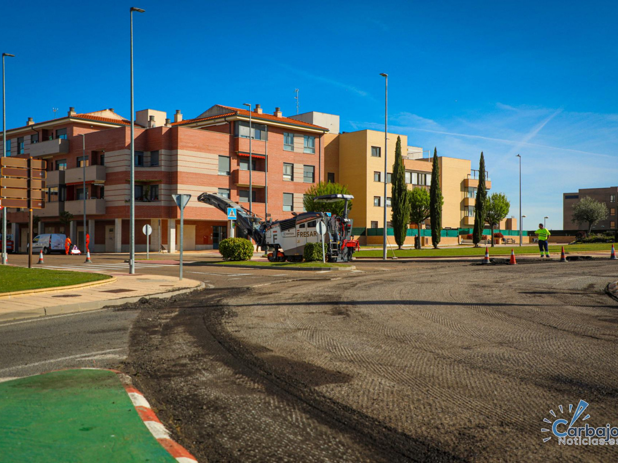Inicio obras de asfaltado